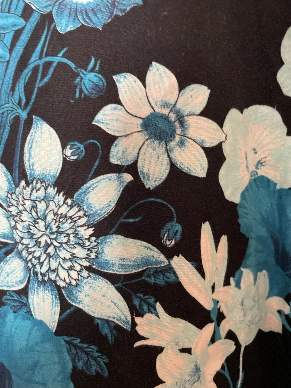 Modern Fit Teal Floral Short-Sleeve Shirt -